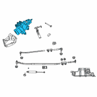 OEM 2012 Ram 2500 Power Steering Gear Diagram - 52122316AG