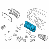 OEM Ford Expedition Dash Control Unit Diagram - FL1Z-19980-A
