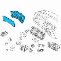 OEM Ford Expedition Instrument Cluster Diagram - AL1Z-10849-GA