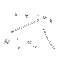 OEM Toyota Tundra Leaf Spring Assembly Front Bushing Diagram - 90389-A0008