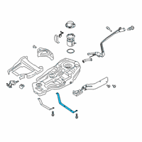 OEM 2020 Ford Explorer Tank Strap Diagram - L1MZ-9054-C