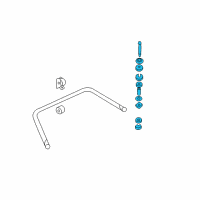 OEM Buick Park Avenue Link Kit Diagram - 25940977