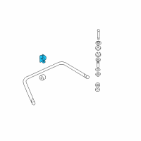 OEM 1997 Oldsmobile Aurora Clamp-Rear Stabilizer Shaft Insulator Diagram - 25689592