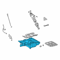 OEM Lexus IS250 Pan Sub-Assy, Oil Diagram - 12101-31110