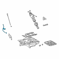 OEM 2009 Lexus IS250 Guide, Oil Level Gage, NO.2 Diagram - 12142-31020