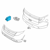 OEM 2012 Ford Explorer Module Diagram - BB5Z-15K866-C