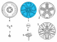 OEM Kia K5 Wheel Assembly-Aluminium Diagram - 52910L3110