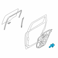 OEM Kia Borrego Motor Assembly-Rear Door Power Diagram - 834502J000