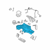 OEM Ford AC & Heater Assembly Diagram - DL3Z-19850-C