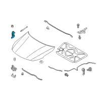 OEM Kia Optima Switch Assembly-Hood Diagram - 938802T000