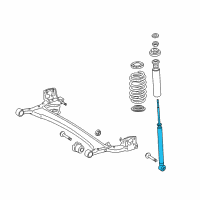 OEM 2018 Toyota Yaris Shock Diagram - 48530-0DA41