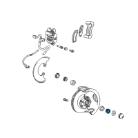 OEM 2000 Mercury Mountaineer Outer Bearing Diagram - B5A-1216-A