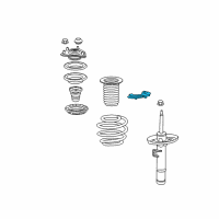 OEM 2017 Honda CR-V Rubber, L. FR. Spring Seat Diagram - 51694-TLA-A01