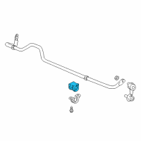 OEM Honda Odyssey Bush, Rear Stabilizer Holder Diagram - 52306-THR-A01