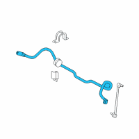 OEM 2005 Ford Focus Stabilizer Bar Diagram - 8S4Z-5482-C