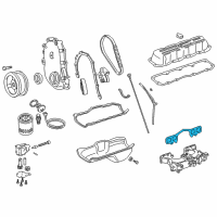 OEM 2001 Jeep Wrangler Gasket-Intake Manifold Diagram - 53020112
