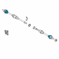 OEM 2019 Toyota Yaris Outer Boot Diagram - 04425-WB003