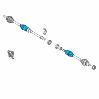 OEM 2018 Toyota Yaris iA Inner Joint Diagram - 43030-WB001