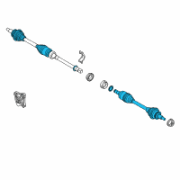 OEM Toyota Yaris iA Axle Assembly Diagram - 43420-WB003