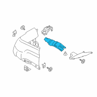 OEM Ford Transit-350 HD Fender Liner Diagram - BK3Z-16102-B