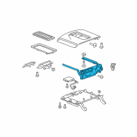 OEM 2017 Cadillac Escalade Hinge Assembly Diagram - 22792218