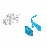 OEM 2017 Hyundai Tucson Transmission Control Unit Diagram - 95440-2D720