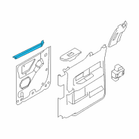 OEM 2013 Ford F-150 Belt Weatherstrip Diagram - 9L3Z-1625861-A