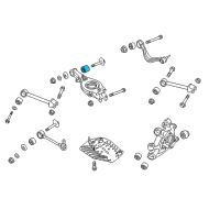 OEM 2016 Hyundai Genesis Bush-Lower Arm, Rear Diagram - 55218-B1000