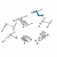 OEM Hyundai Genesis Rear Arm Assembly-Rear Upper RH Diagram - 55106-B1000