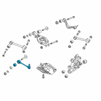 OEM Hyundai Genesis Arm Assembly-Rear Assist Diagram - 55250-B1100