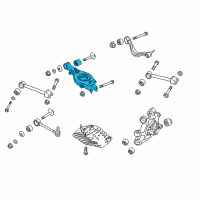 OEM 2016 Hyundai Genesis Arm Complete-Rear Lower, RH Diagram - 55220-B1100