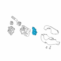 OEM Lincoln MKT Steering Sensor Assembly Diagram - BB5Z-3F818-A