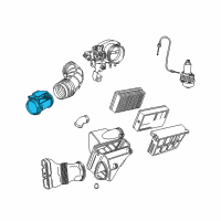 OEM BMW Z3 Mass Air Flow Sensor Diagram - 13-62-1-403-123