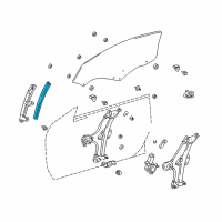 OEM 2002 Toyota Celica Run Channel Diagram - 68141-20310