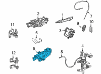 OEM Jeep Grand Wagoneer DOOR INTERIOR Diagram - 6UG92SZLAB