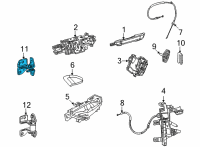 OEM 2021 Jeep Grand Cherokee L Door Diagram - 68544488AA