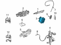 OEM Jeep Wagoneer REAR DOOR Diagram - 68366543AC