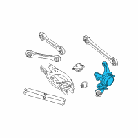 OEM BMW 1 Series M Wheel Carrier, Rear Right Diagram - 33-32-6-774-808