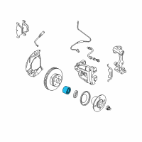 OEM 2007 BMW X3 Angular Contact Ball Bearing, Radial Diagram - 31-20-3-450-600