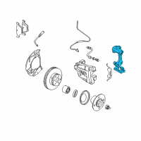 OEM 2006 BMW X3 Calliper Carrier Diagram - 34-11-3-413-266