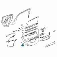 OEM Chevrolet Cruze Trunk Lamp Diagram - 13503058