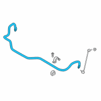 OEM 2016 BMW X4 STABILIZER FRONT WITH RUBBER Diagram - 31-30-6-874-433