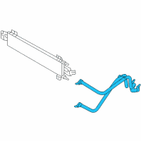 OEM 2004 Chrysler Pacifica Hose-Transmission Oil Cooler Diagram - 4809481AF