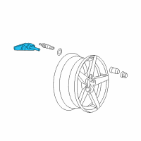 OEM 2010 Cadillac CTS Sensor Diagram - 20925925