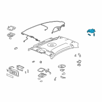 OEM 2009 Chevrolet Malibu Housing, Dome Lamp Diagram - 22783196