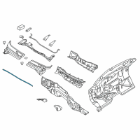 OEM 2020 Nissan NV3500 Seal-Cowl Top Diagram - 66830-1PA0A