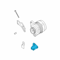 OEM 2002 Infiniti G20 Bracket-Alternator Diagram - 11710-53J10