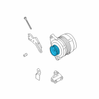 OEM 1998 Nissan Sentra Pulley Assy Diagram - 23150-0M002