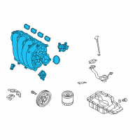 OEM 2020 Kia Forte Manifold Assy-Intake Diagram - 283102EAB0