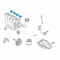 OEM 2020 Hyundai Kona Gasket-Port Diagram - 28313-2EAA0